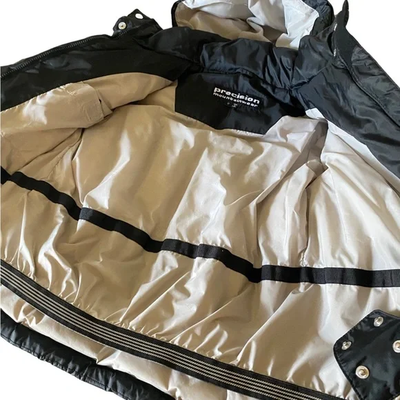 Black Precision Mountainwear Black Coat with Detachable Hood - Picture 15 of 15